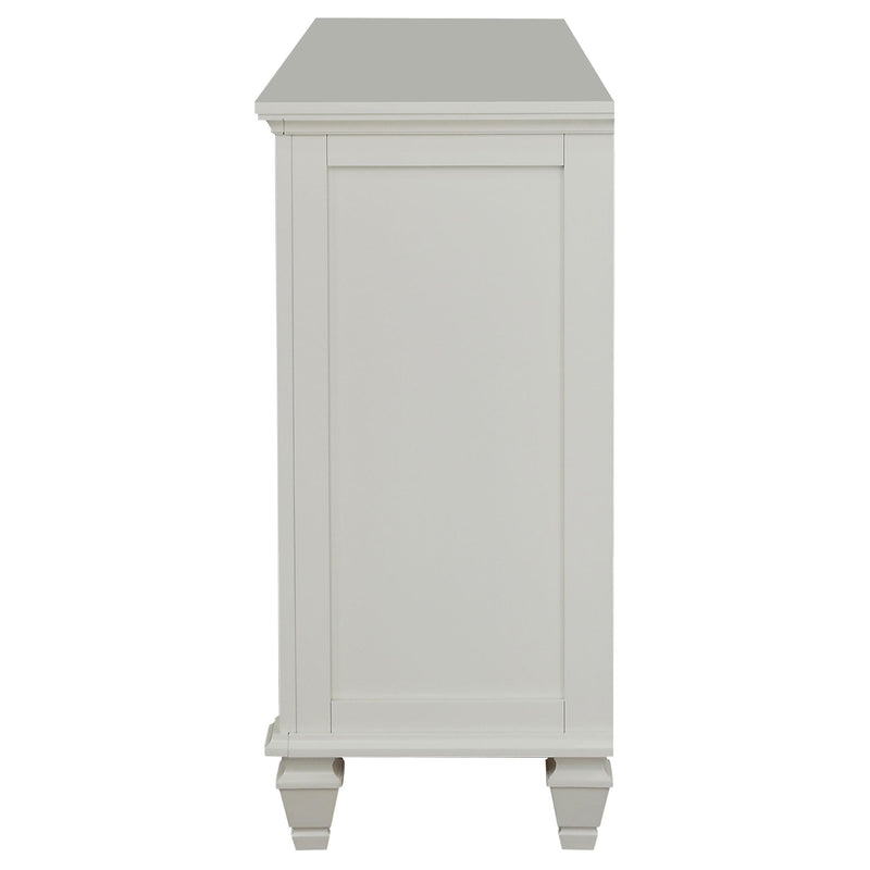 Sandy Beach 11-drawer Dresser Cream White - 201303