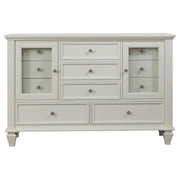 Sandy Beach 4-piece Eastern King Bedroom Set Cream White - 201301KEN-S4