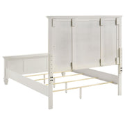 Sandy Beach 4-piece Queen Bedroom Set Cream White - 201301Q-S4