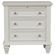 Sandy Beach 4-piece Queen Bedroom Set Cream White - 201301Q-S4