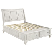 Sandy Beach 5-piece Queen Bedroom Set Cream White - 201309Q-S5