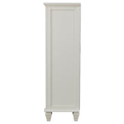 Sandy Beach 8-drawer Door Chest Cream White - 201308