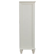 Sandy Beach 8-drawer Door Chest Cream White - 201308