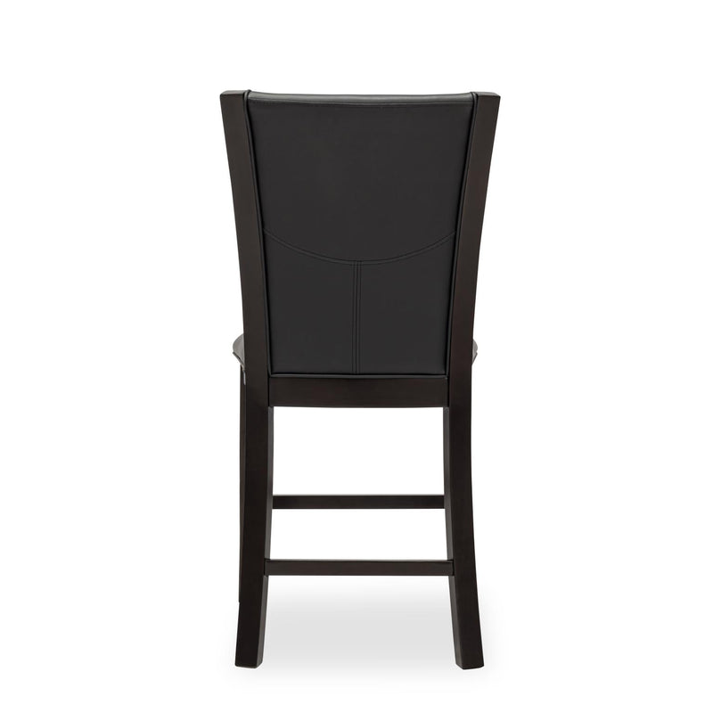 SANDY - Brown Upholstered Dining Pub Chair 2PC/CTN - D534-C