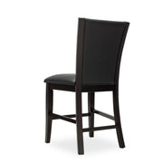 SANDY - Brown Upholstered Dining Pub Chair 2PC/CTN - D534-C