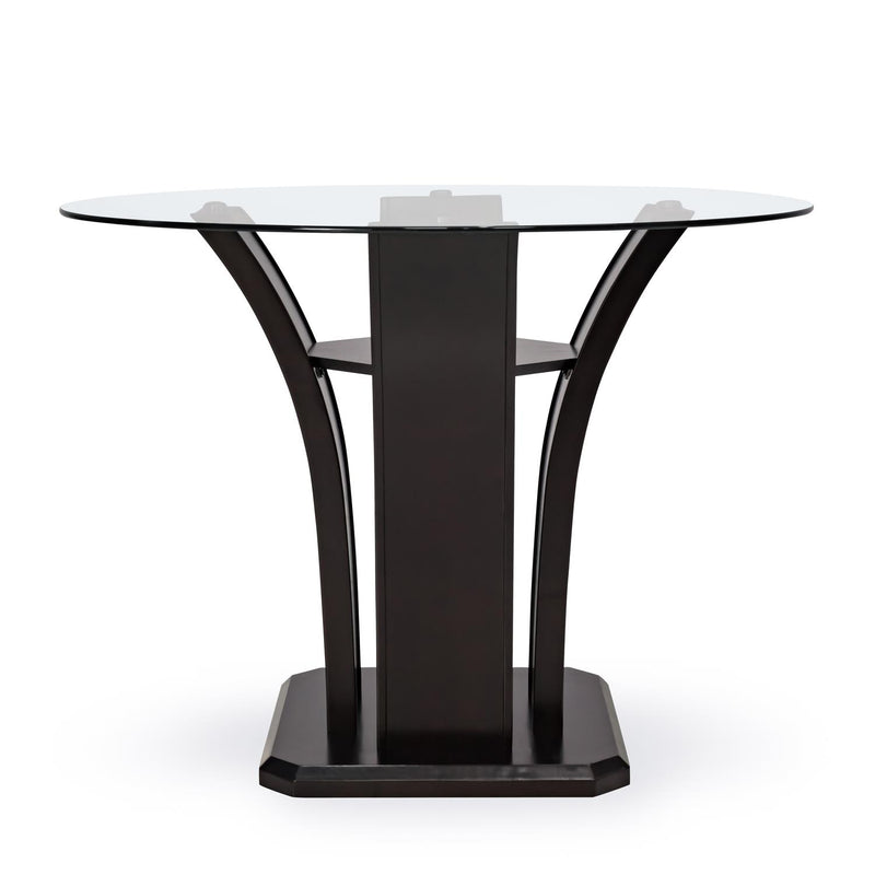SANDY - Glass Round Pub Table - D534-Table