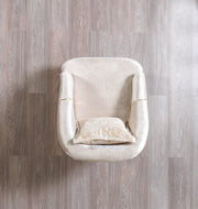 Santana Ivory Velvet Chair - SANTANAIVORY-CHAIR