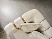 Santana Ivory Velvet Sofa - SANTANAIVORY-S