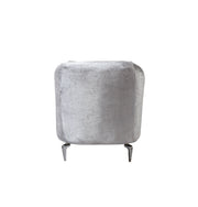 Santana Silver Velvet Sofa & Loveseat - SANTANASILVER-SL