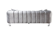 Santana Silver Velvet Sofa - SANTANASILVER-S