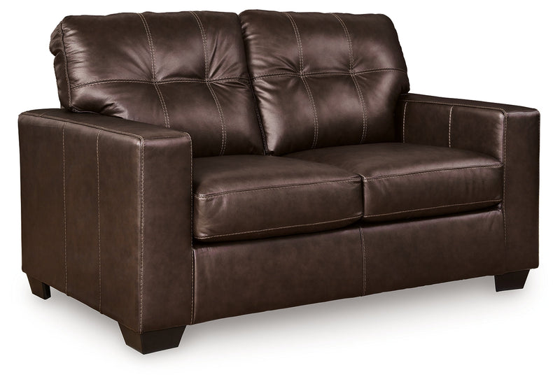 Santorine Dark Brown Loveseat - 2170635
