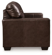 Santorine Dark Brown Loveseat - 2170635