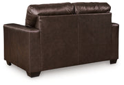 Santorine Dark Brown Loveseat - 2170635