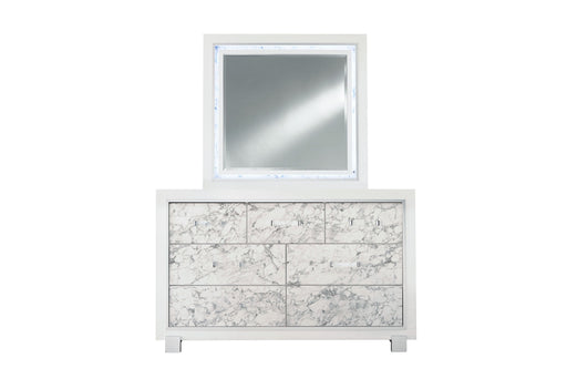 Santorini White Dresser - Gate FurnitureDresser