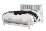 Santorini White Full Bed - Gate FurnitureFull Bed