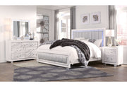 Santorini White Queen Bed - Gate FurnitureQueen Bed