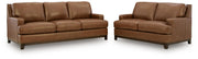 Saonara Sofa and Loveseat in Amber - PKG023819