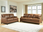 Saonara Sofa and Loveseat in Amber - PKG023819