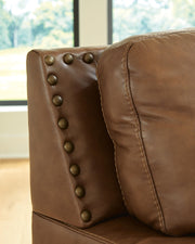 Saonara Sofa and Loveseat in Amber - PKG023819