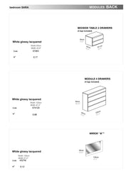 Sara Bedroom Set - Gate FurnitureBedroom Set