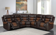 Sarasota Brown 4-pc Sectional - SARASOTA-BN-4-PC-SEC