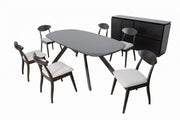 Sargans Black Wenge Dining Table - FM30006BK-OT