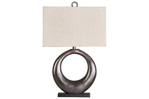 Saria Antique Silver Finish Table Lamp - Gate FurnitureTable Lamp