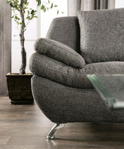 Sarnen Dark Gray Loveseat - EM6721DG-LV