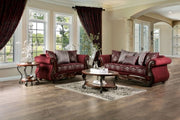 Sassari Burgundy Loveseat - SM6447-LV