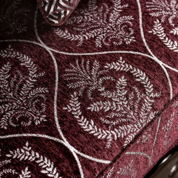 Sassari Burgundy Loveseat - SM6447-LV
