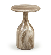 Savona Concrete Indoor/Outdoor End Table in Beige - 99080Beige-ET18