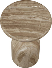 Savona Concrete Indoor/Outdoor End Table in Beige - 99080Beige-ET18