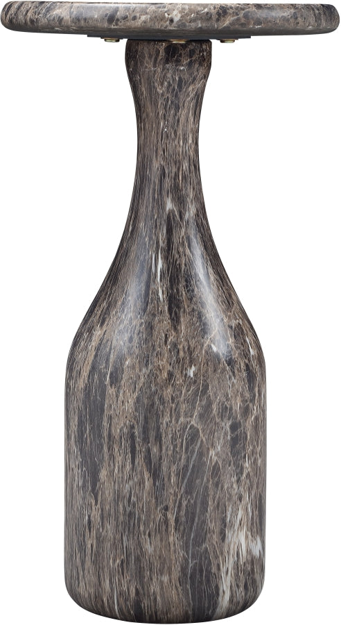 Savona Concrete Indoor/Outdoor End Table in Brown - 99080Brown-ET20