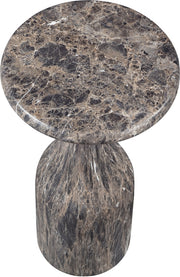 Savona Concrete Indoor/Outdoor End Table in Brown - 99080Brown-ET20