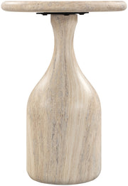 Savona Concrete Indoor/Outdoor End Table in Travertine - 99080Travertine-ET18