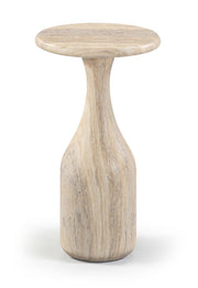 Savona Concrete Indoor/Outdoor End Table in Travertine - 99080Travertine-ET20