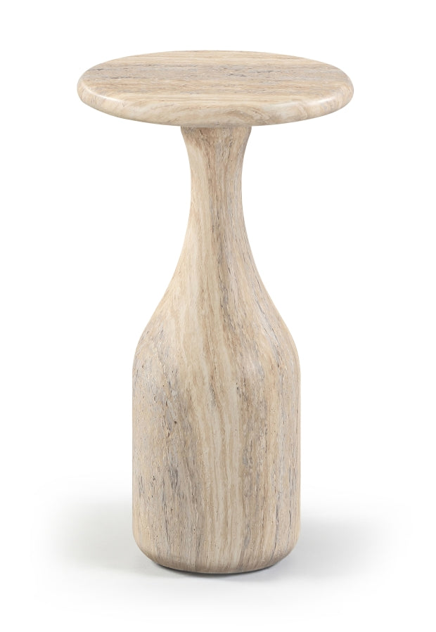 Savona Concrete Indoor/Outdoor End Table in Travertine - 99080Travertine-ET20