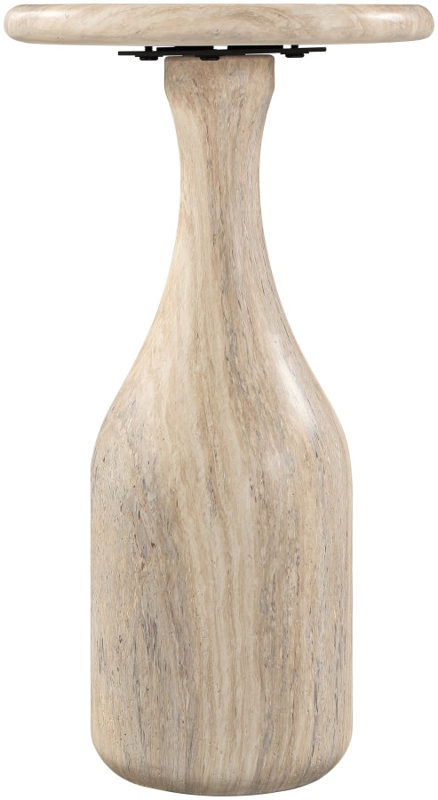 Savona Concrete Indoor/Outdoor End Table in Travertine - 99080Travertine-ET20