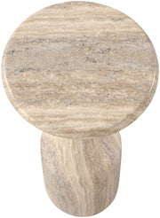 Savona Concrete Indoor/Outdoor End Table in Travertine - 99080Travertine-ET20