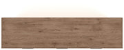 Savonport King Panel Bed and Dresser in White/Brown - PKG025307