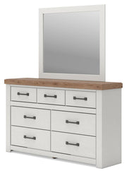 Savonport Queen Panel Bed, Dresser and Mirror - B4615B8