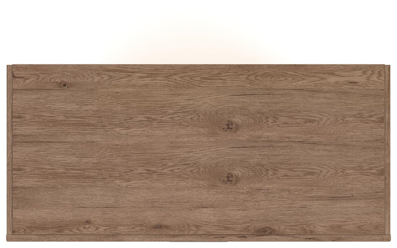 Savonport Queen Panel Bed with Storage, Chest and Nightstand in White/Brown - PKG025396