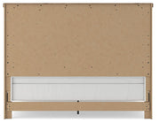 Savonport White/Brown King Panel Bed - B4615B10