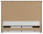 Savonport White/Brown King Panel Storage Bed - B4615B17