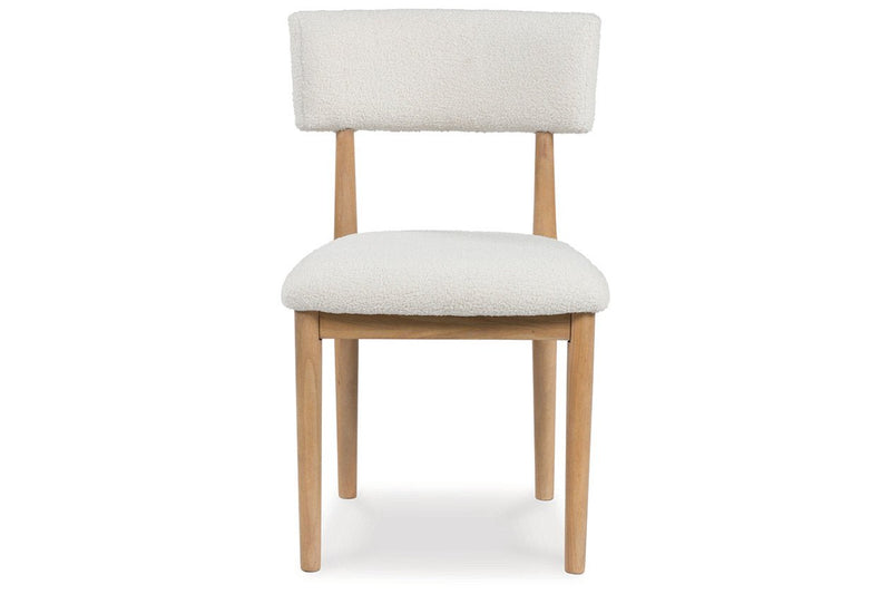 Sawdyn Light Brown Dining Table and 4 Chairs - Gate FurnitureDining Room Set