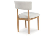 Sawdyn Light Brown Dining Table and 4 Chairs - Gate FurnitureDining Room Set