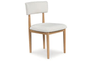Sawdyn Light Brown Dining Table and 4 Chairs - Gate FurnitureDining Room Set