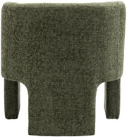 Sawyer Chenille Fabric Upholstered Accent Chair in Green - 493Green