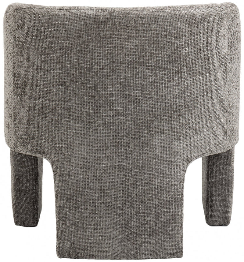 Sawyer Chenille Fabric Upholstered Accent Chair in Grey - 493Grey
