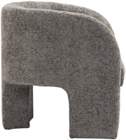 Sawyer Chenille Fabric Upholstered Accent Chair in Grey - 493Grey